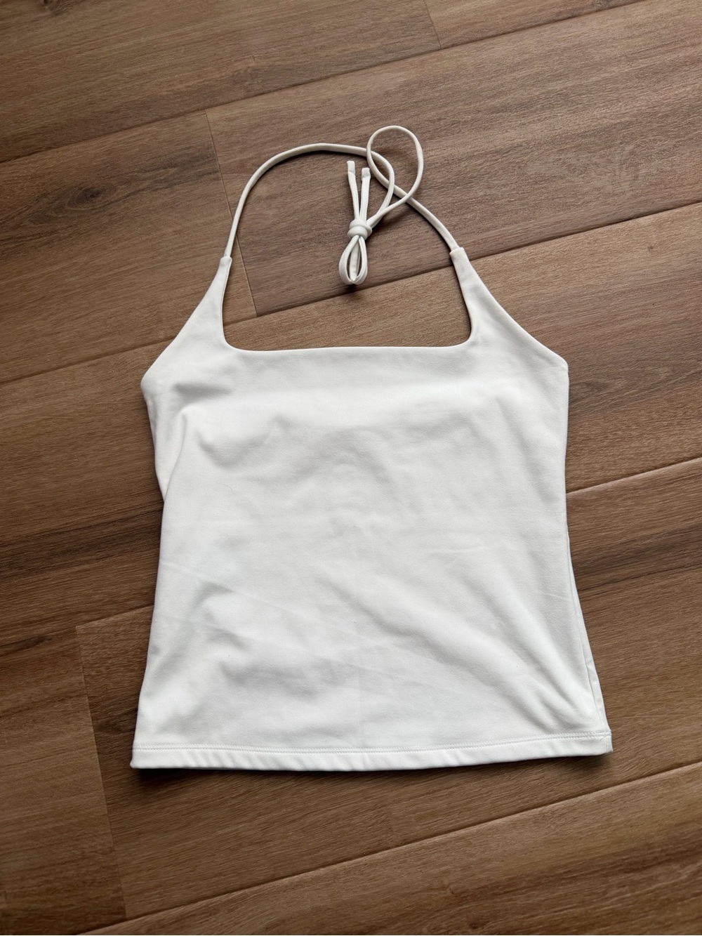 wild fable White Halter Neck Tank Top
